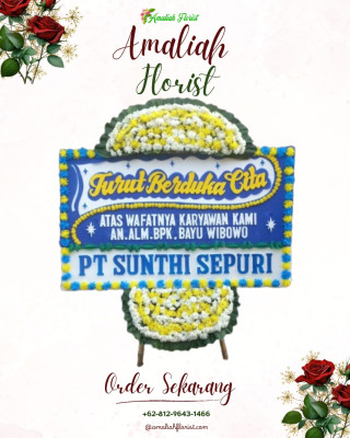 Papan Bunga Duka di Sebengkok