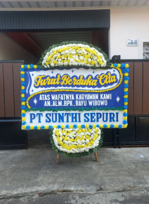 Papan Bunga Duka di Sebengkok