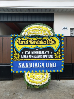 Papan Bunga Duka di Sebengkok
